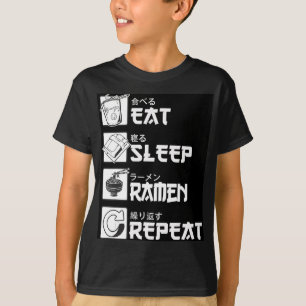 Eat Sleep Anime Repeat Gift Idea Cosplayer T-Shirt