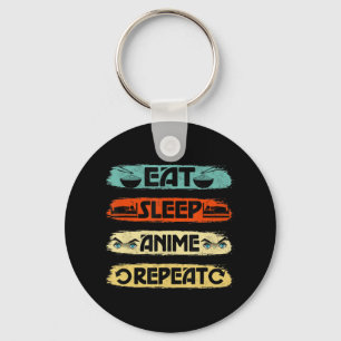 Eat Sleep Anime Repeat Ramen Kawaii Japanisch Mang Schlüsselanhänger