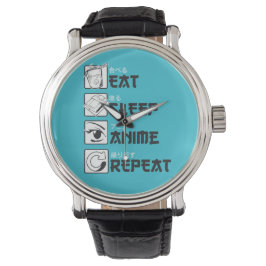 Eat Sleep Armbanduhr