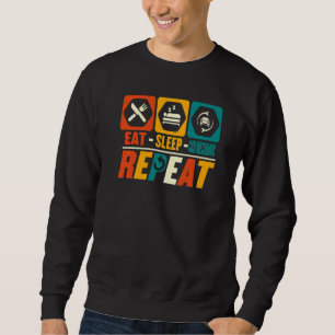 Eat Sleep Auto Mechaniker Repeat KFZ-Techniker Re Sweatshirt