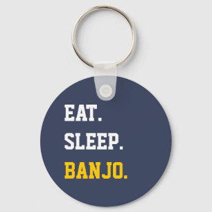 Eat Sleep Banjo Schlüsselanhänger