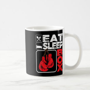 Eat Sleep Box - Boxen Liebhaber Fitnessstudio Boxe Kaffeetasse
