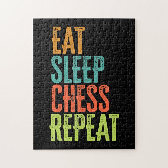 eat Sleep Chess Repeat Master Coach Legend (Vertikal)