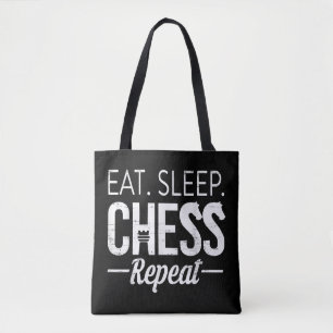 Eat Sleep Chess Repeat Player Board Kids Boy Game Tasche