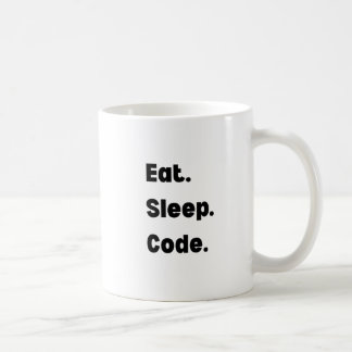 Eat Sleep Code Mug – Motivational Gift for Softwar