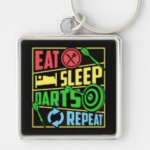 Eat Sleep Darts Wiederholen Premium