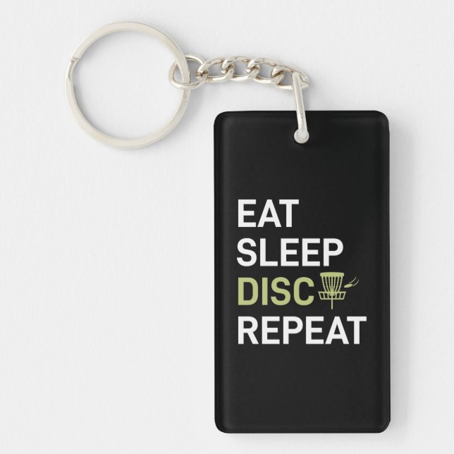 Eat Sleep Disk Golf Répéter (Devant)