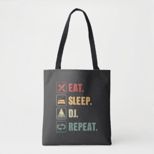 Eat Sleep DJ Repeat Tasche