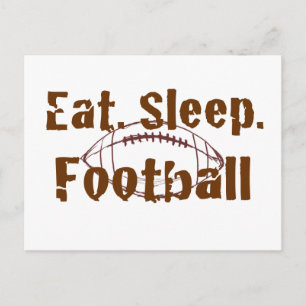 Eat.Sleep.Football 08 Postkarte