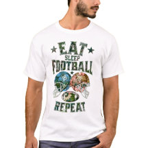 Eat Sleep Football Wiederholung