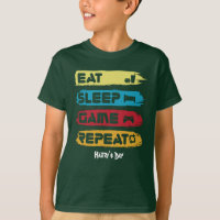 EAT SLEEP GAME REPEAT - Text anpassen
