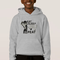 Eat Sleep Golf Wiederholung Sonnenschein Geschenk