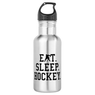 Eat Sleep Hockey - Hockey Liebhaber Edelstahlflasche