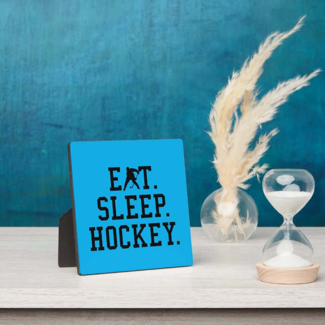 Eat Sleep Hockey - Hockey Liebhaber Fotoplatte (InSitu)