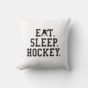 Eat Sleep Hockey - Hockey Liebhaber Kissen