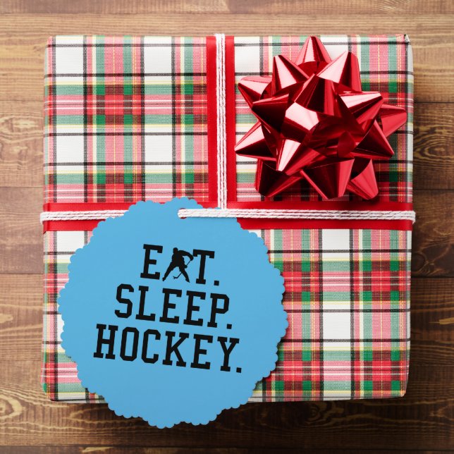 Eat Sleep Hockey - Hockey Liebhaber Ornament Karte (Insitu (Geschenk))