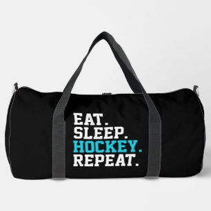 Eat Sleep Hockey Repeat - Hockey Liebhaber Duffle Bag