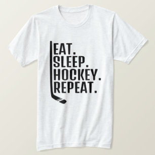 Eat Sleep Hockey Repeat T - Shirt