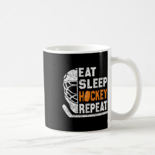 Eat Sleep Hockey Repeat T-Shirt Jugend Kinder Jung Kaffeetasse