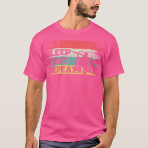Eat Sleep Hunt Wiederholung Funny Junting Hunter T-Shirt