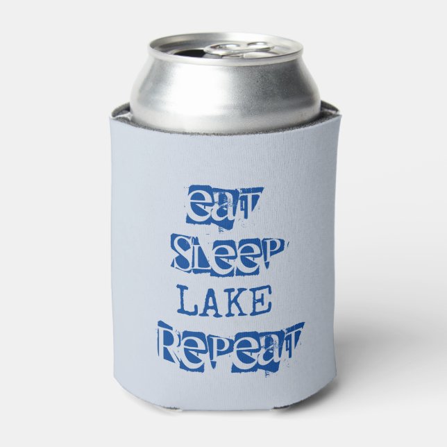 Eat Sleep Lake Repeat Dosenkühler (Kanne Vorderseite)