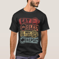 Eat Sleep Pedal Steel Gitarre wiederholen