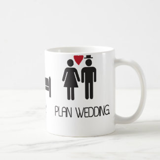 eat.sleep.plan Hochzeit Kaffeetasse