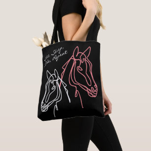 Eat Sleep Ride Wiederholung Pferd Anführungsbeutel Tasche