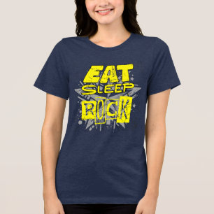 Eat Sleep Rock.ESR01 Tri-Blend Shirt