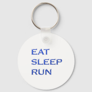 EAT SLEEP RUN NVN102 navinJOSHI Weisheitsskripttex Schlüsselanhänger
