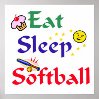 Eat Sleep Softball