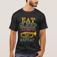 Eat Sleep Trumpet Wiederholung Funny Marching Band
