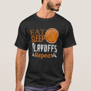 Eat Sleep Watch Basketball Repeat College March To T-Shirt