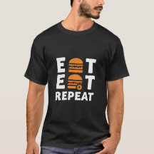 Eat Sleep Wiederholung - Funny Burger Lover Design