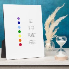 Eat Sommeil Balance Simple Chakra Design Plaque