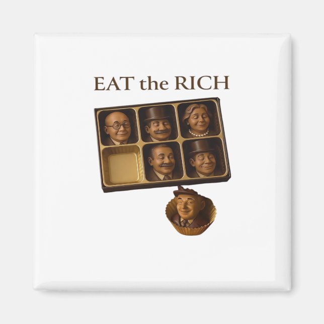 Eat The Rich Classic Magnet (Vorne)