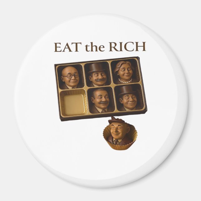 Eat The Rich Classic Magnet (Vorne)
