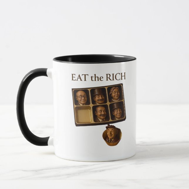 Eat The Rich Classic Tasse (Links)