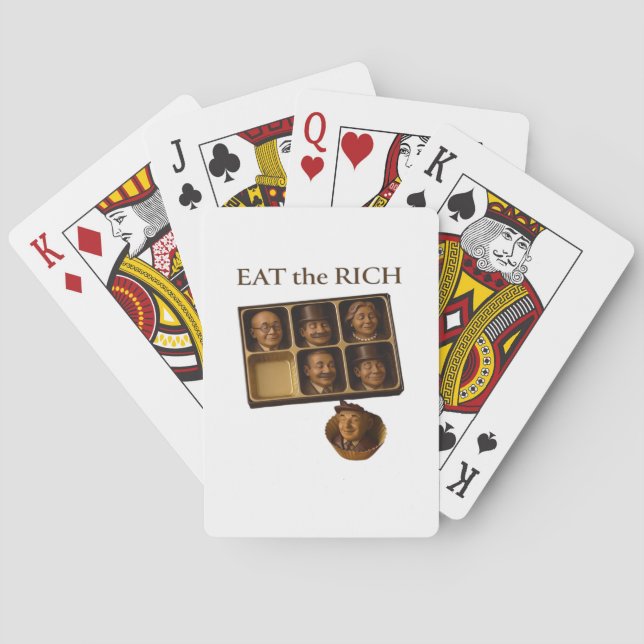 Eat The Rich Klassiker Spielkarten (Rückseite)