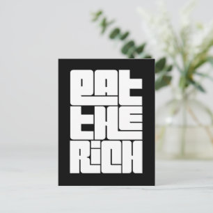 Eat the Rich - Lustiger Sozialist  Postkarte