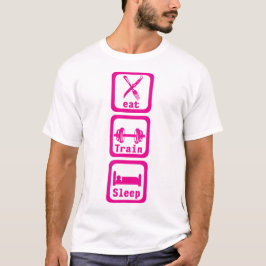eat_train_sleep_musculculculcultere_haltere_2_body T-Shirt
