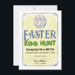 Eater Egg Hunt Yellow Watercolor Flyer Einladung<br><div class="desc">Füllen Sie Ihre Daten aus.</div>