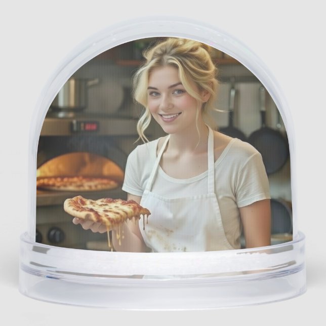 Eating Pizza Photo Personalize Customize (Avant)