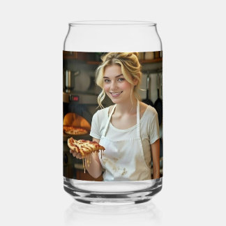 Eating Pizza Photo Personalize Customize  Dosenglas