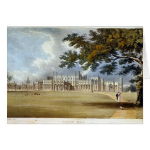 Eaton Hall, reißen vorderes, von Ackermanns 'Repo