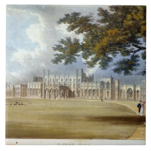 Eaton Hall, reißen vorderes, von Ackermanns 'Repo Fliese