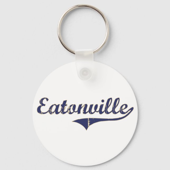 Eatonville Washington Classic Design Schlüsselanhänger (Vorderseite)