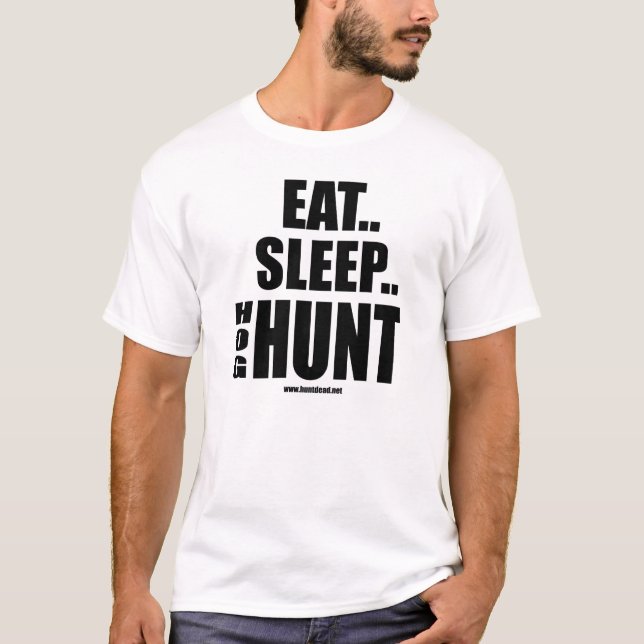 EatSleepHogHunt T-Shirt (Vorderseite)