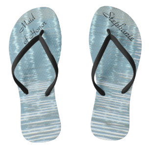Eau Abstraite femme d'honneur Mariage tongs