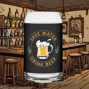 Eau amusante bière art mot boisson